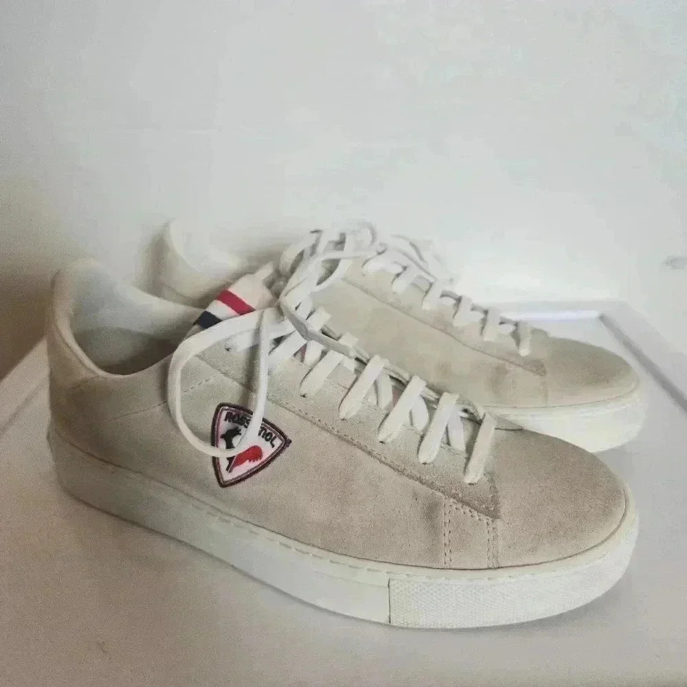 Rossignol Alex Velour suede Sneakers in cream - Picture 2 of 7